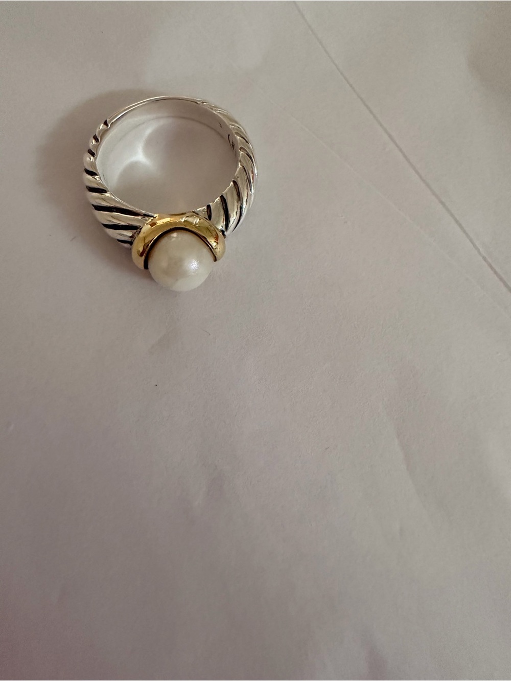 David Yurman Noblesse Pearl Ring